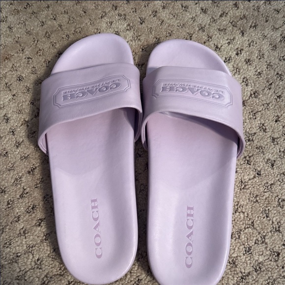 Purple Coach Slides - Picture 2 of 5